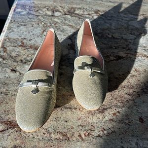 Kate Spade Georgia Gold Glitter womens 9.5